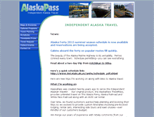 Tablet Screenshot of alaskapass.com